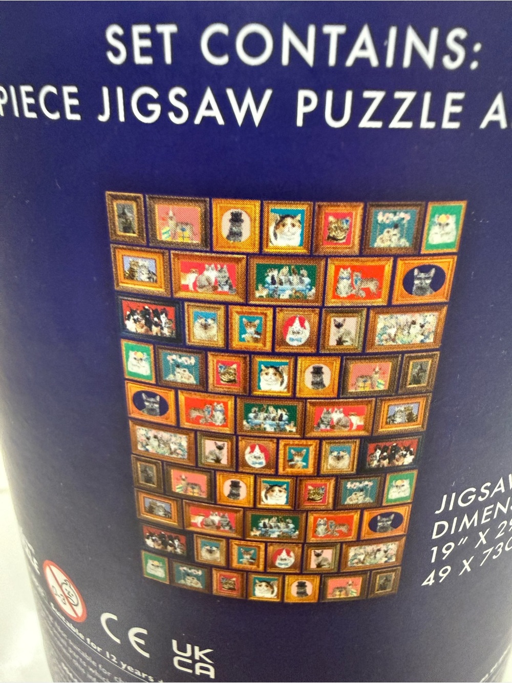 The Cat Gallery 1,000-Piece Cat Collage Jigsaw Puzzle - Picture 5 of 6